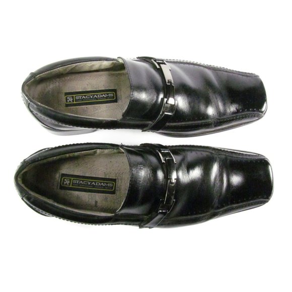 Stacy Adams Loafers Horse bit Sq Bicycle Toe 10M - Picture 4 of 8